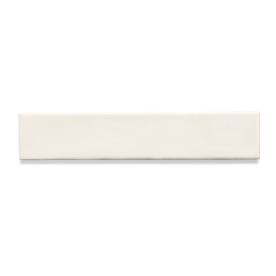 Watercolor 2"x10" Crema Ceramic Glossy Tile