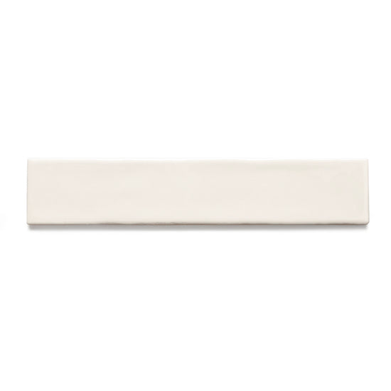 Watercolor 2"x10" Crema Ceramic Glossy Tile