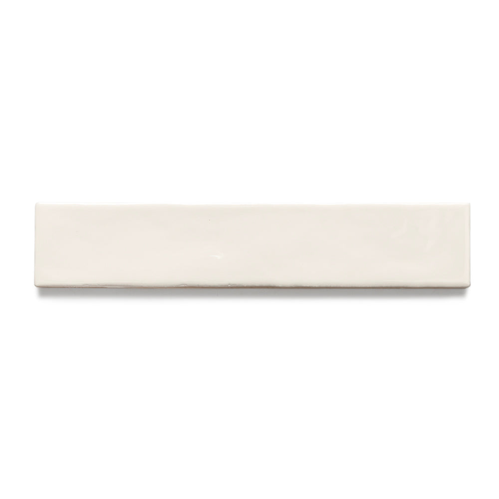 Watercolor 2"x10" Crema Ceramic Glossy Tile