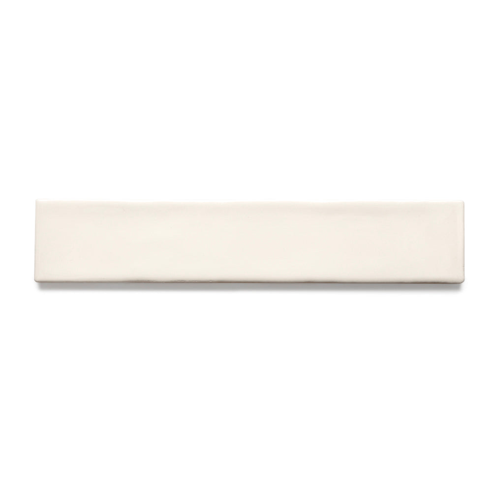 Watercolor 2"x10" Crema Ceramic Glossy Tile