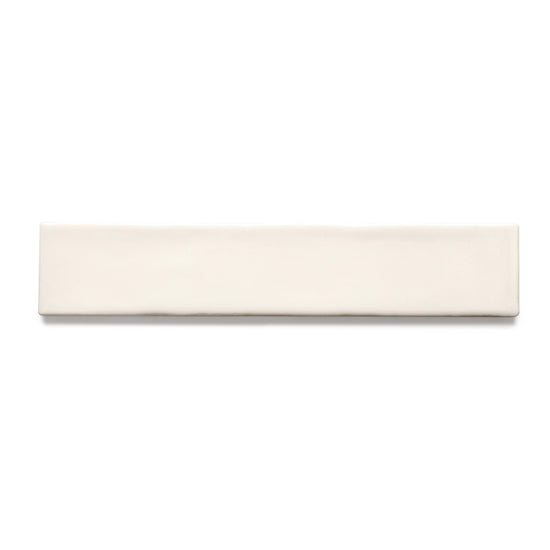 Watercolor 2"x10" Crema Ceramic Glossy Tile