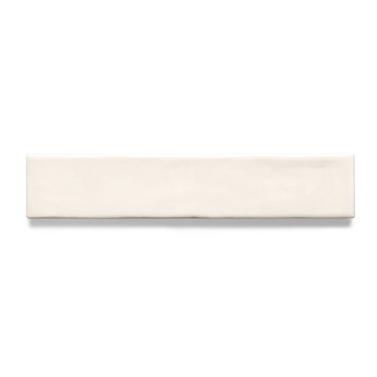 Watercolor 2"x10" Crema Ceramic Glossy Tile