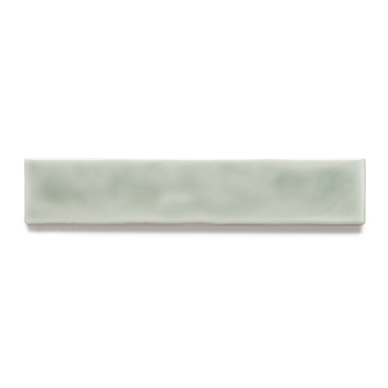 Watercolor 2"x10" Sage Ceramic Glossy Tile