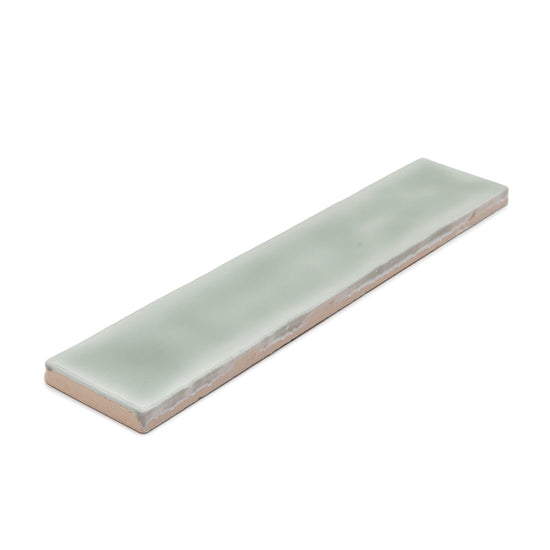 Watercolor 2"x10" Sage Ceramic Glossy Tile