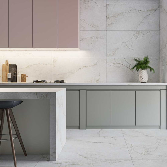 Beau 24" x 48" Gold Porcelain Polished Tile