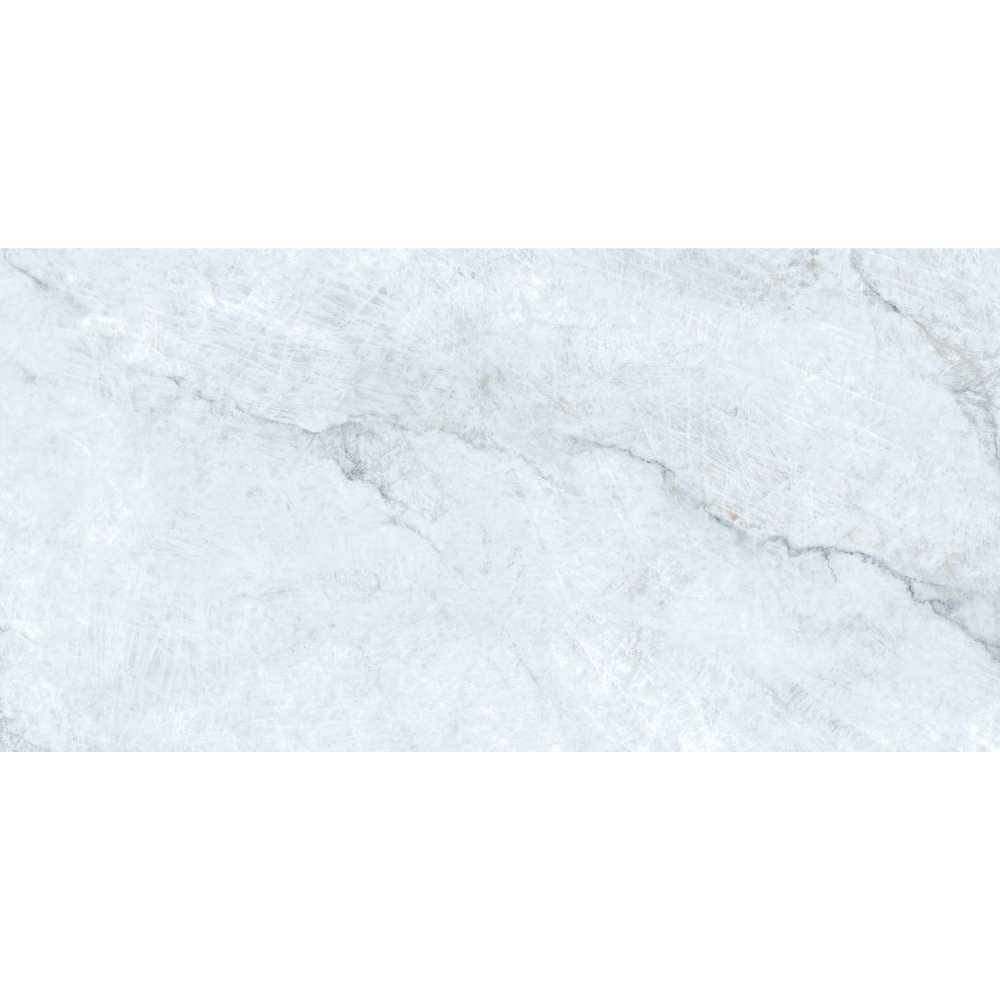 Beau 24" x 48" White Porcelain Polished Tile