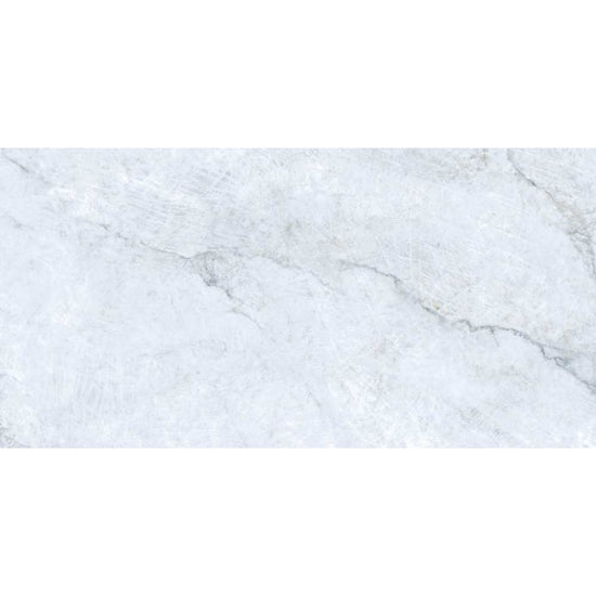 Beau 24" x 48" White Porcelain Polished Tile