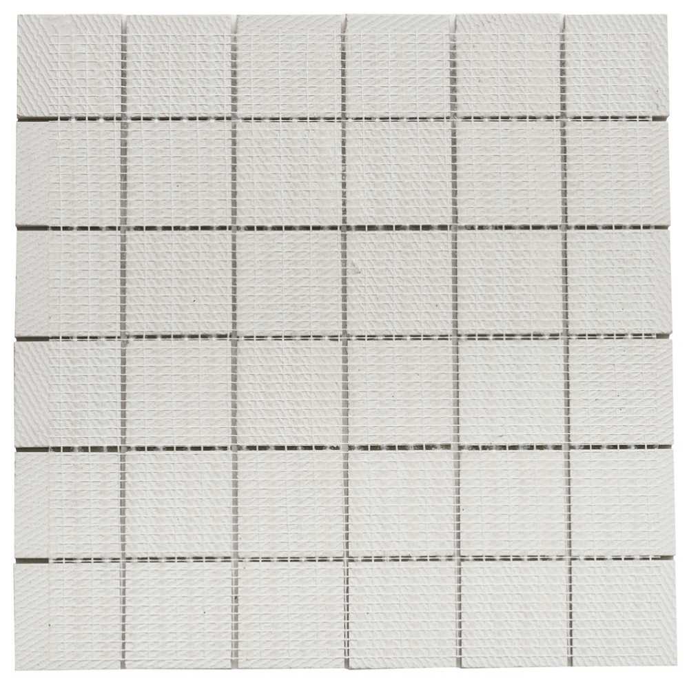 Penthouse 2"x2" White Porcelain Matte Mosaic
