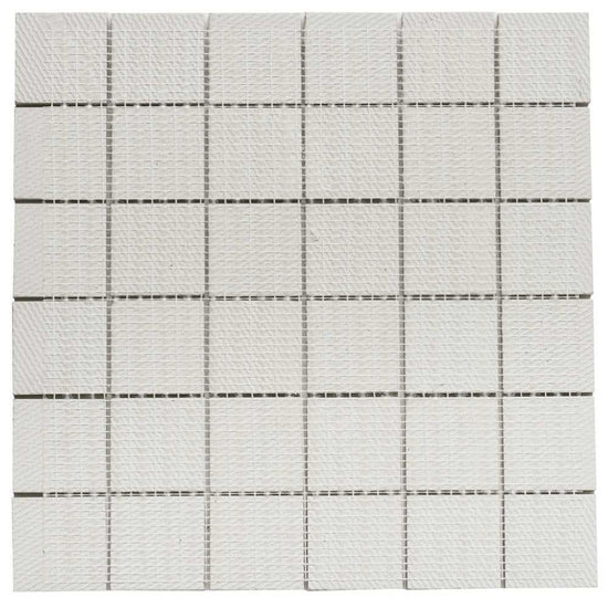 Penthouse 2"x2" White Porcelain Matte Mosaic