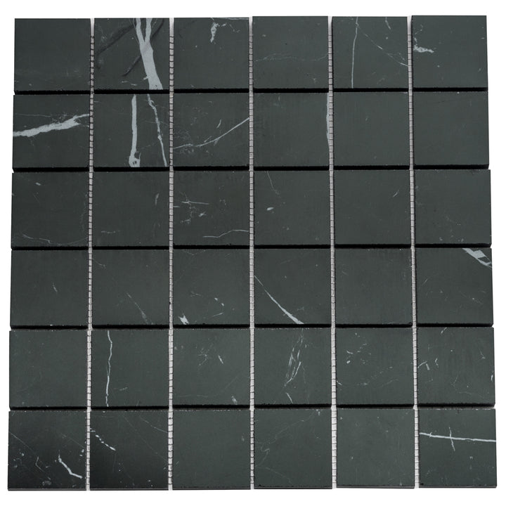 Penthouse 2"x2" Nero Marquinia Porcelain Matte Mosaic
