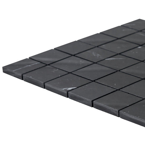 Penthouse 2"x2" Nero Marquinia Porcelain Matte Mosaic