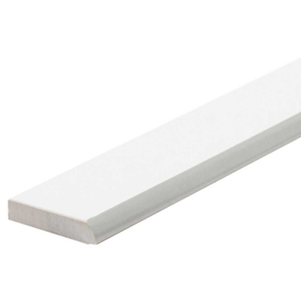Penthouse 2"x24" White Porcelain Polished Bullnose
