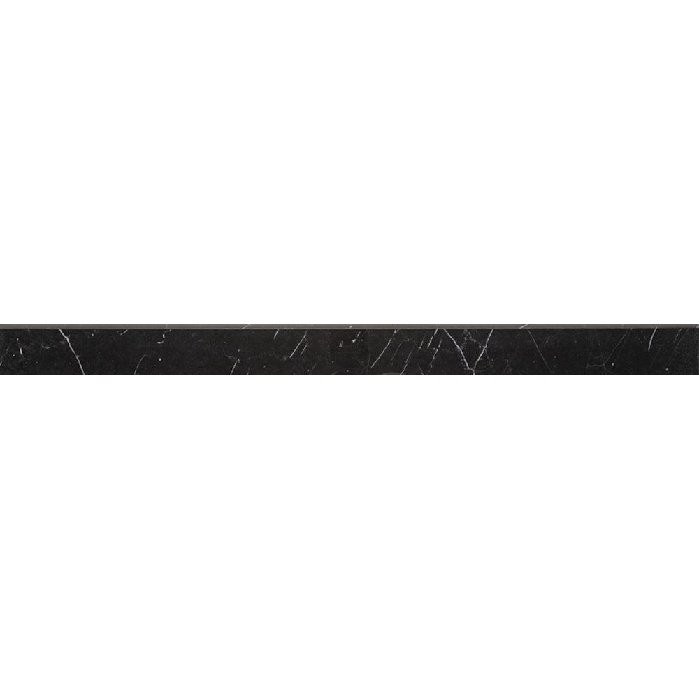 Penthouse 2"x24" Nero Marquinia Porcelain Polished Bullnose
