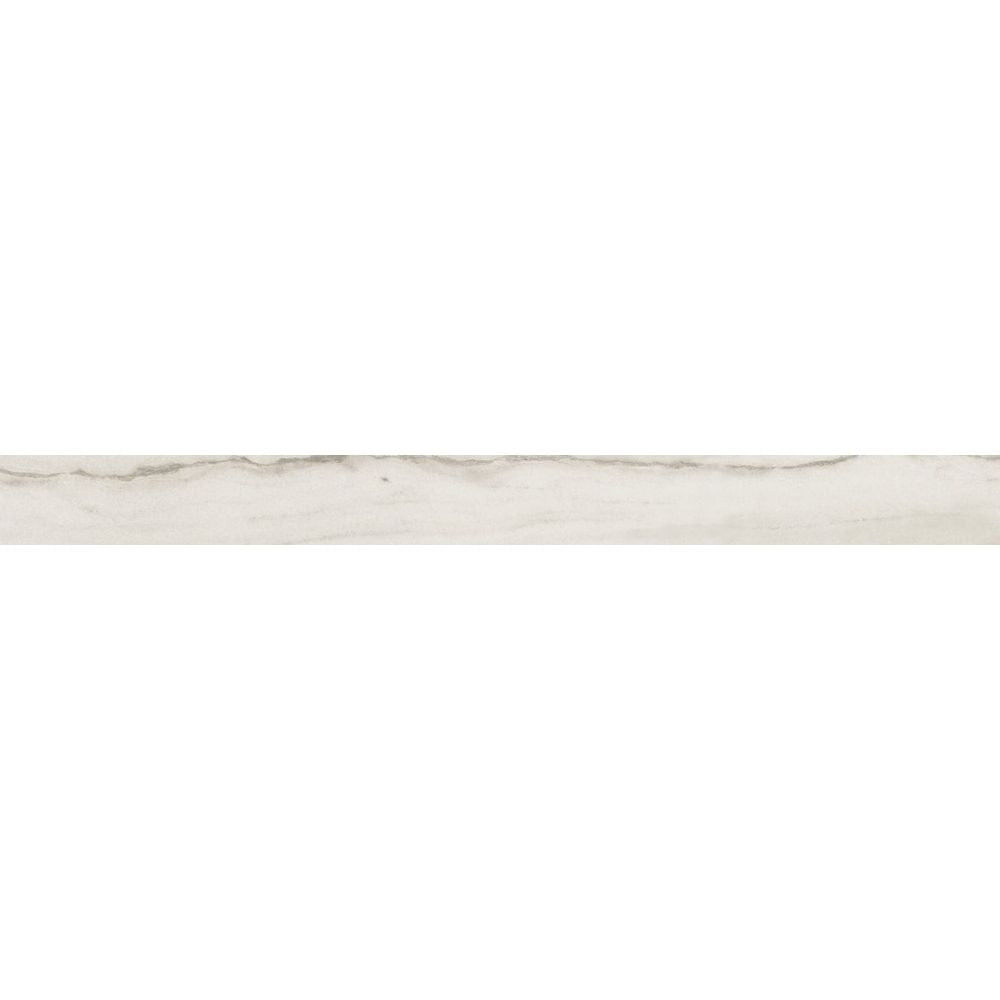 Penthouse 2"x24" White Fantasy Porcelain Polished Bullnose