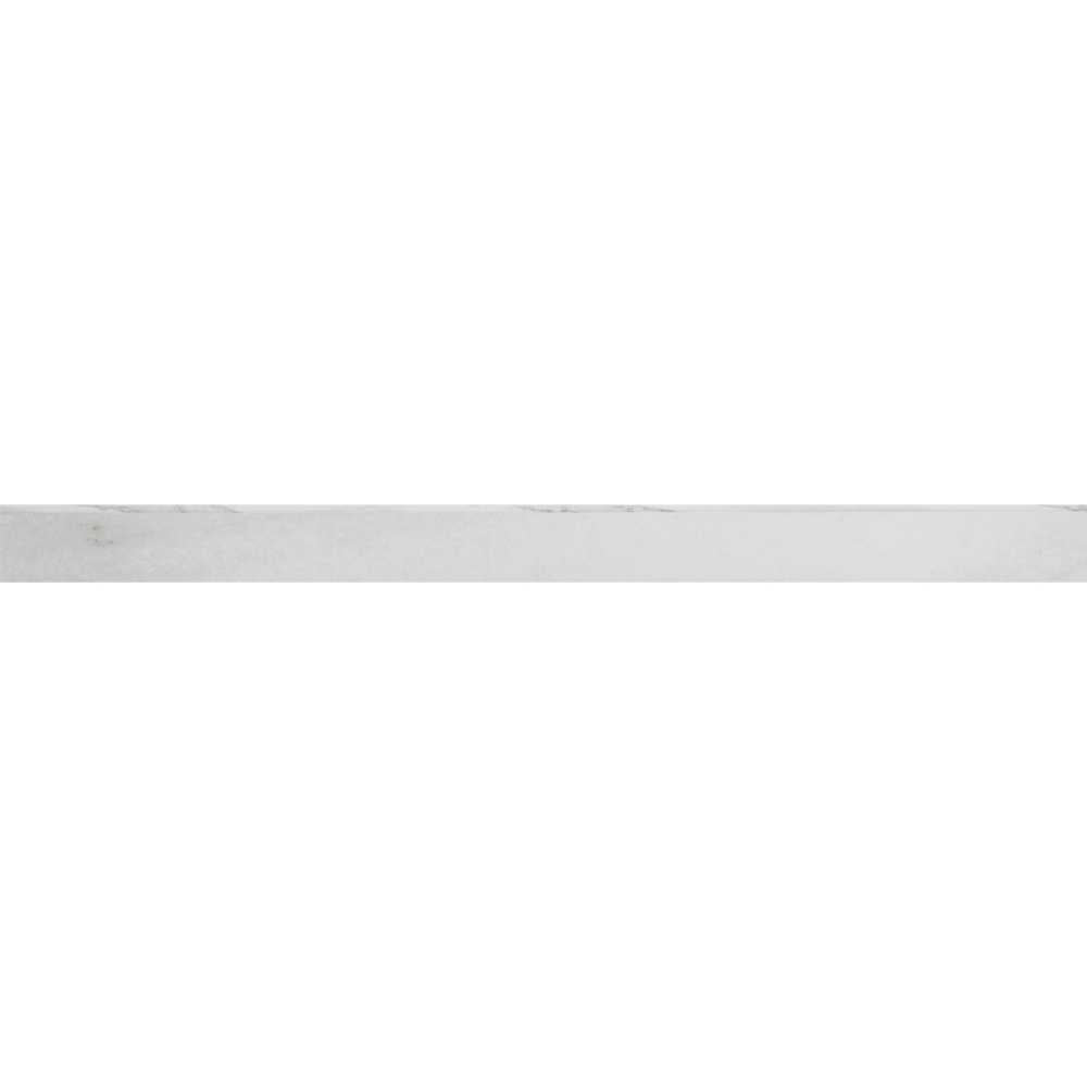 Penthouse 2"x24" White Fantasy Porcelain Polished Bullnose