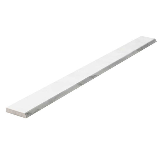 Penthouse 2"x24" White Fantasy Porcelain Matte Bullnose