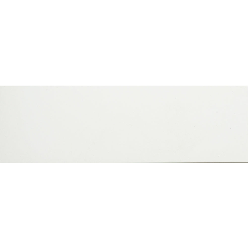 Penthouse 4"x12" White Porcelain Polished Tile
