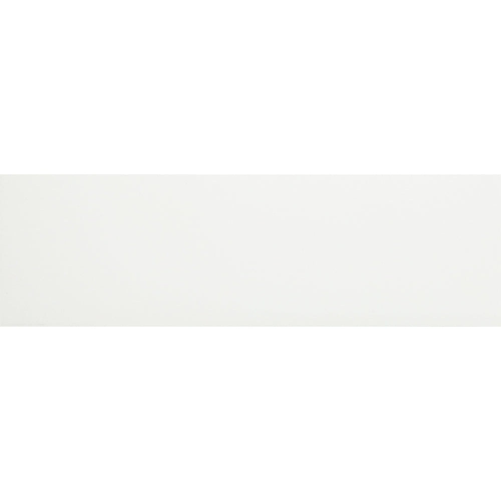 Penthouse 4"x12" White Porcelain Polished Tile