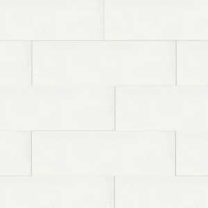 Penthouse 4"x12" White Porcelain Polished Tile