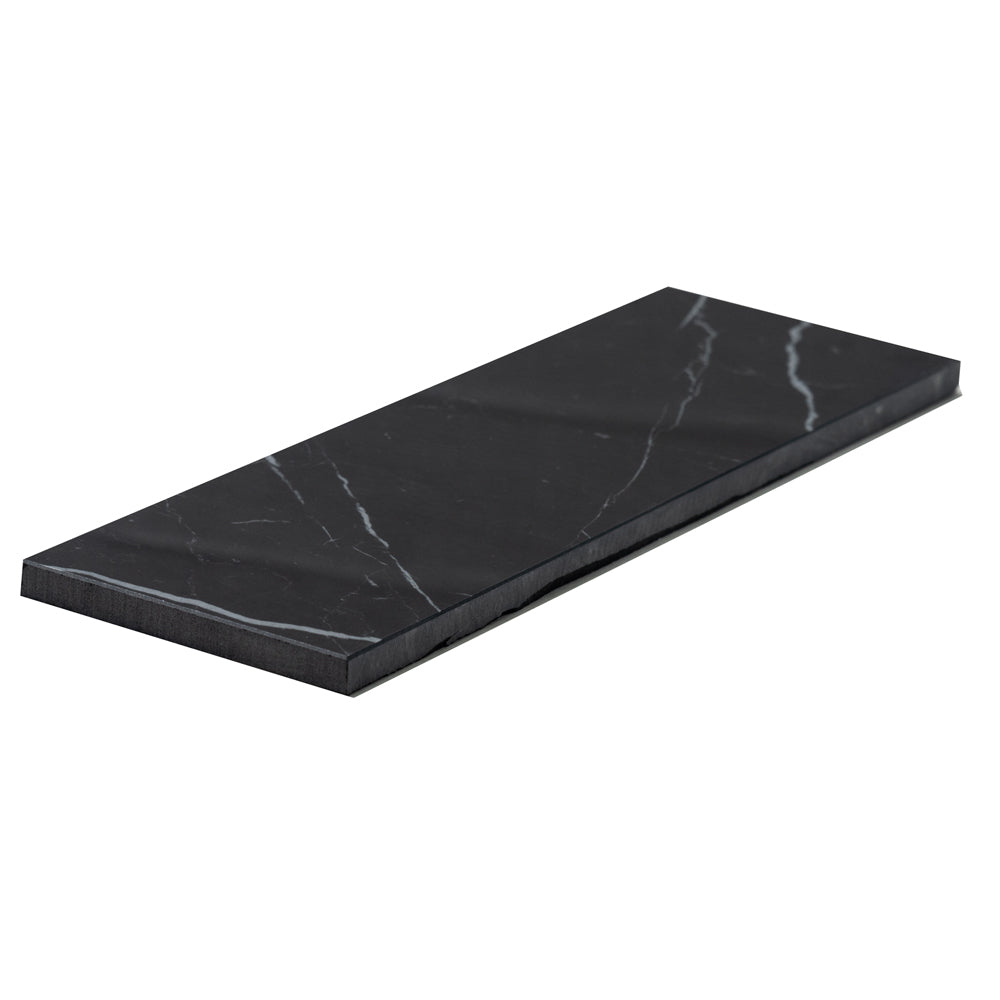 Penthouse 4"x12" Nero Marquinia Porcelain Polished Tile