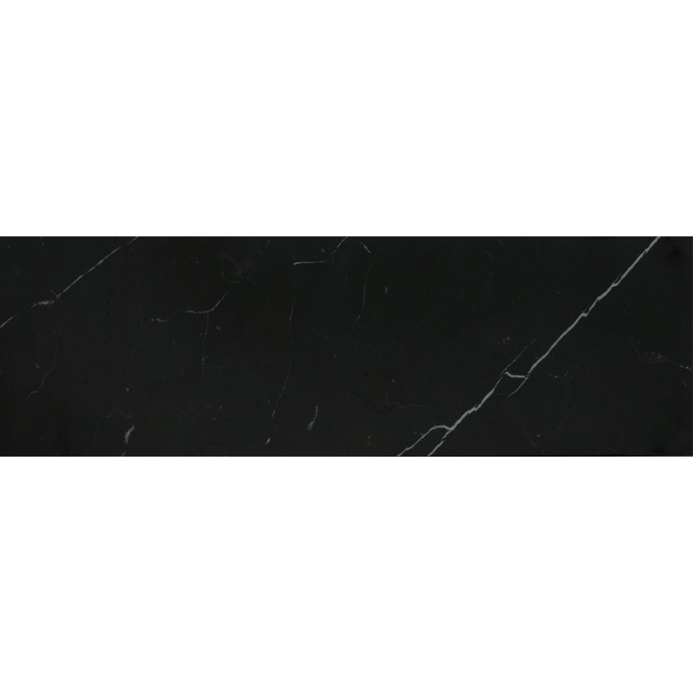 Penthouse 4"x12" Nero Marquinia Porcelain Polished Tile
