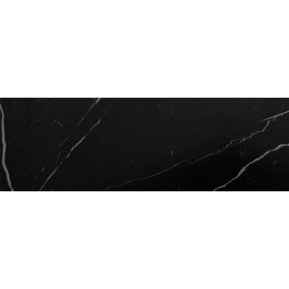 Penthouse 4"x12" Nero Marquinia Porcelain Polished Tile