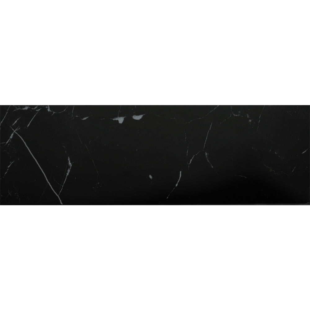 Penthouse 4"x12" Nero Marquinia Porcelain Polished Tile