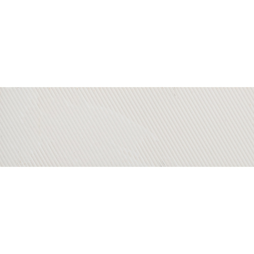Penthouse 4"x12" White Fantasy Porcelain Polished Tile
