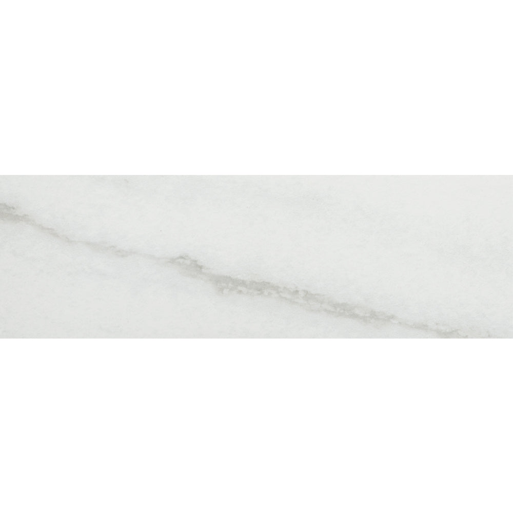 Penthouse 4"x12" White Fantasy Porcelain Polished Tile