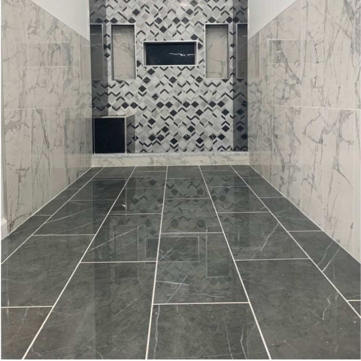 Penthouse 12"x24" Charming Amber Porcelain Polished Tile