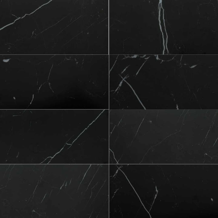 Penthouse 12"x24" Nero Marquinia Porcelain Polished Tile