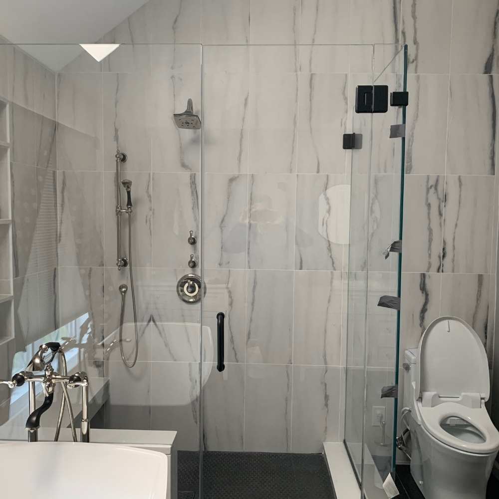Penthouse 12"x24" White Fantasy Porcelain Polished Tile