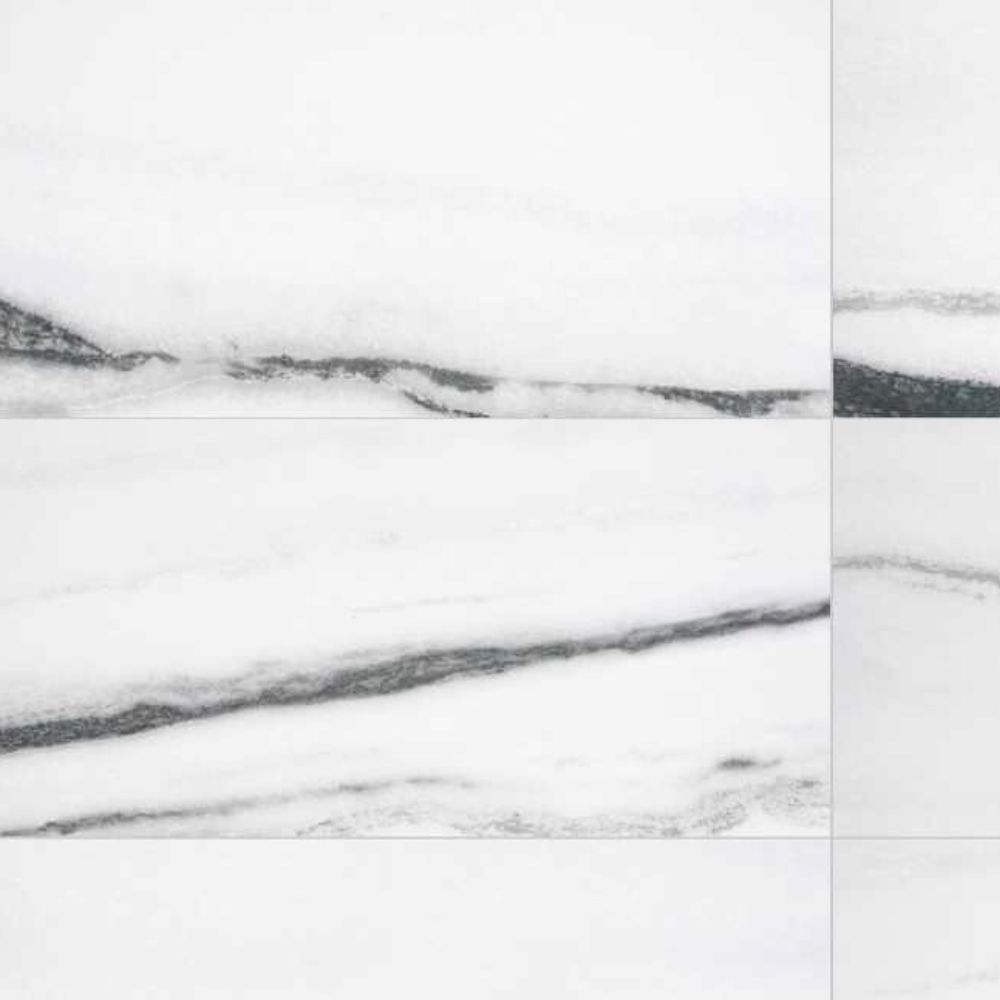 Penthouse 12"x24" White Fantasy Porcelain Matte Tile