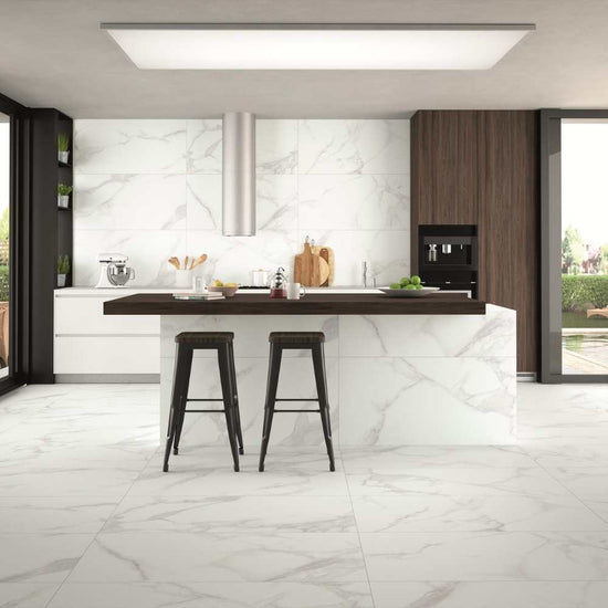 Adonis Pure 24"x48" White Porcelain Satin Tile