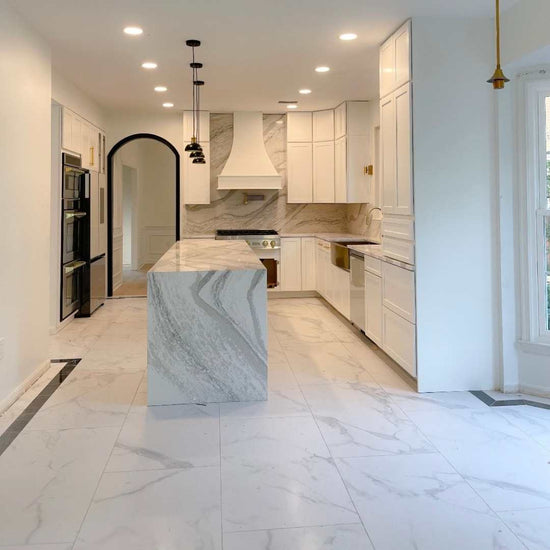 Adonis Pure 24"x48" White Porcelain Satin Tile