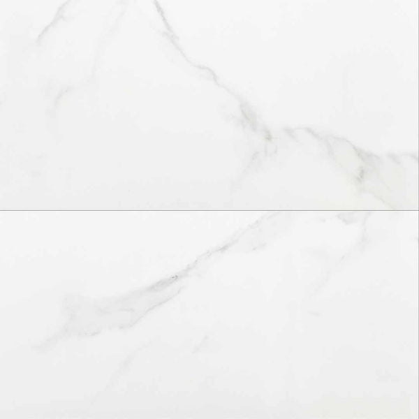 Adonis Pure 24"x48" White Porcelain Satin Tile