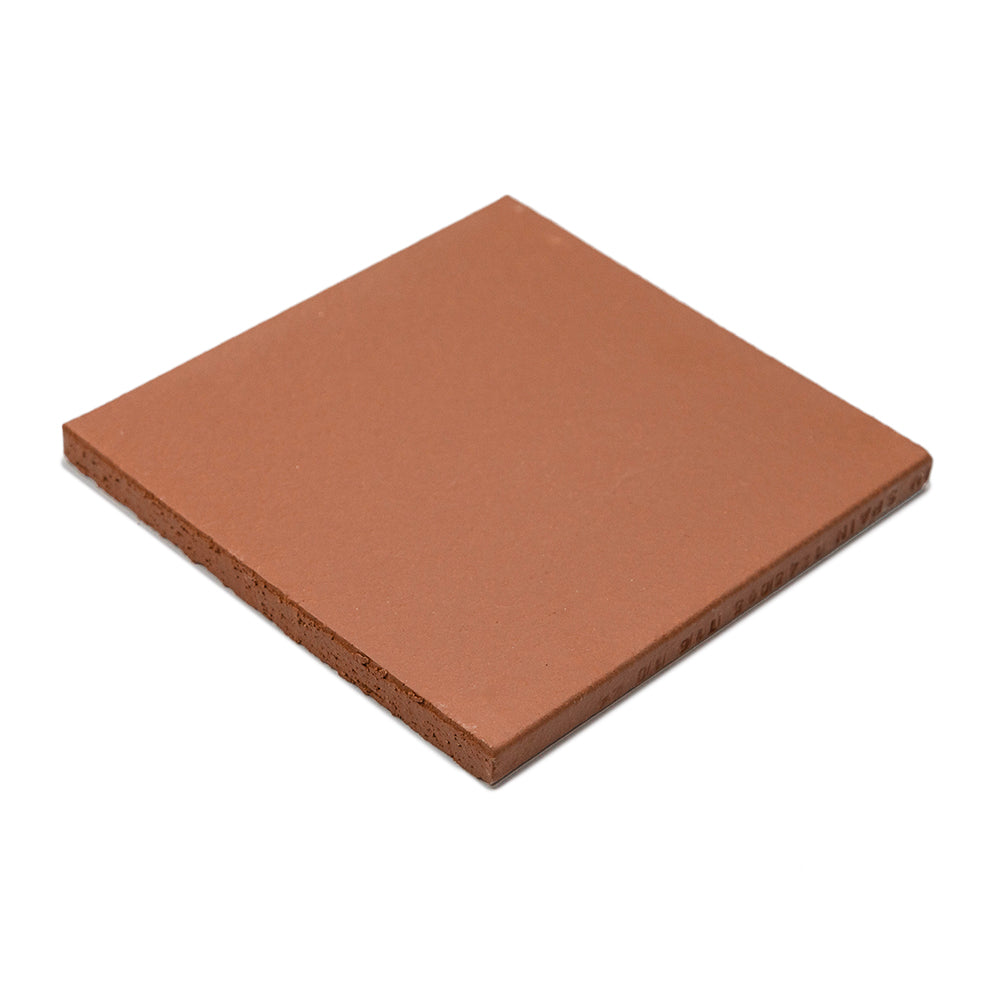 Terran 6"x6" Red Ceramic Unglazed Tile