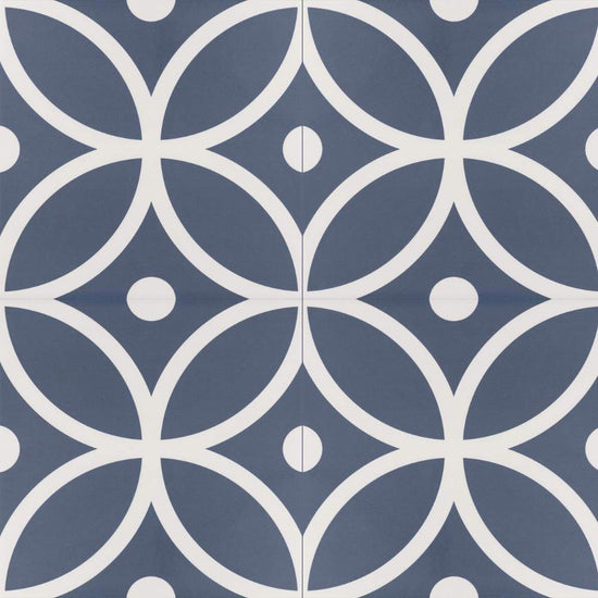 Circa 8"x8" Bergen Azul Porcelain Matte Tile