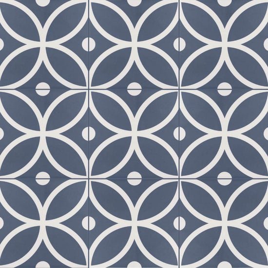 Circa 8"x8" Bergen Azul Porcelain Matte Tile
