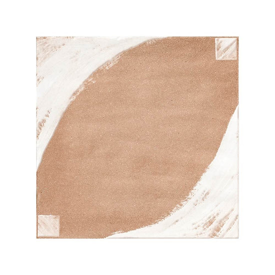 Reina Terracotta Oval 8"x8" Cotto Porcelain Matte and Shiny Tile