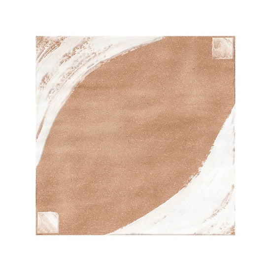 Reina Terracotta Oval 8"x8" Cotto Porcelain Matte and Shiny Tile