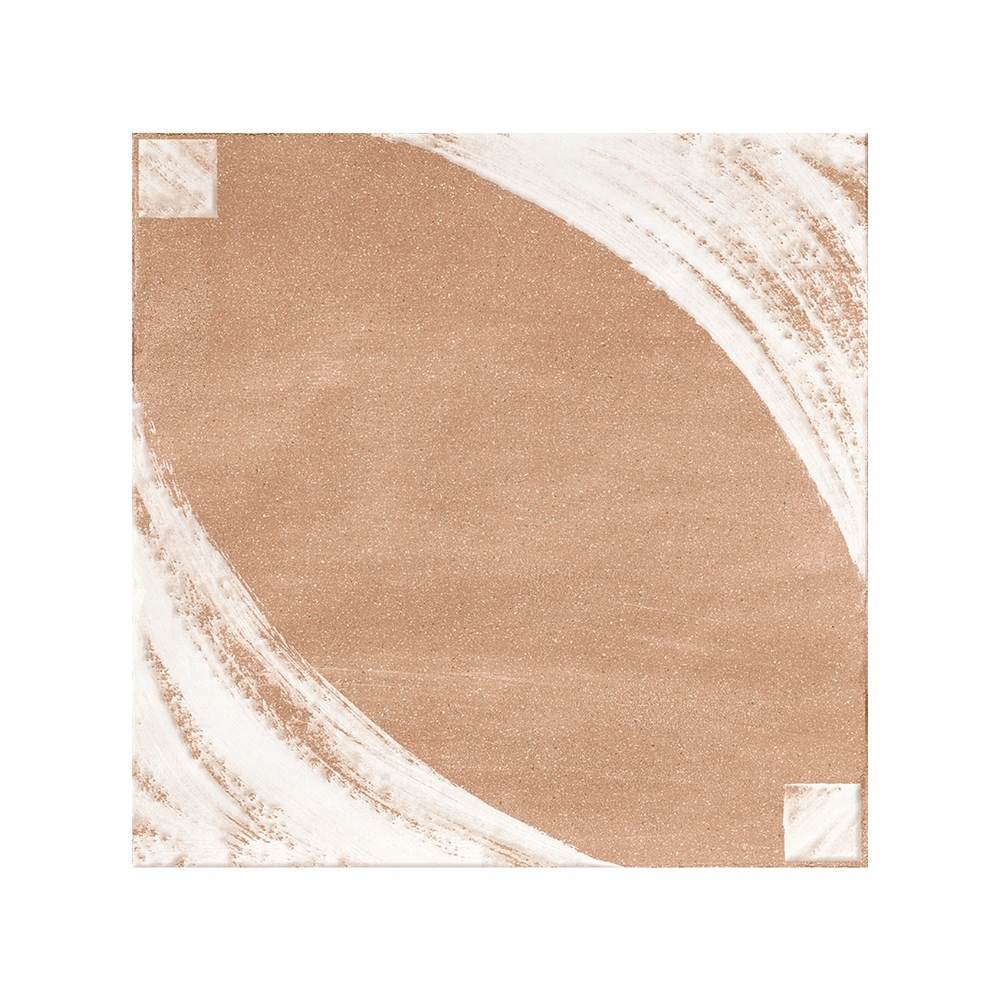 Reina Terracotta Oval 8"x8" Cotto Porcelain Matte and Shiny Tile