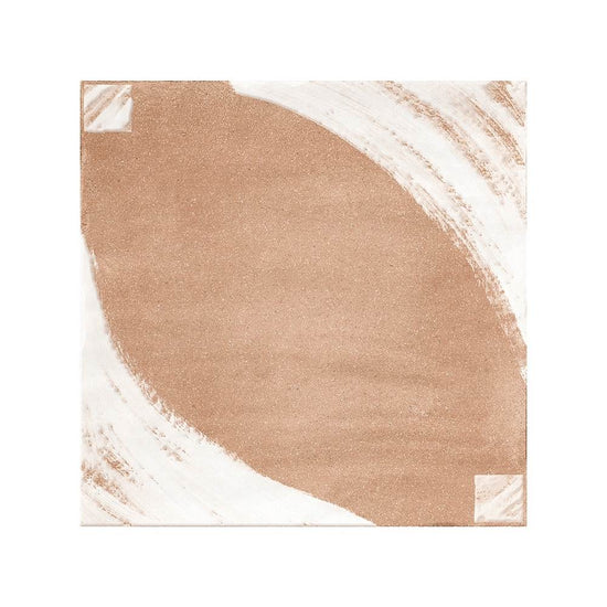 Reina Terracotta Oval 8"x8" Cotto Porcelain Matte and Shiny Tile