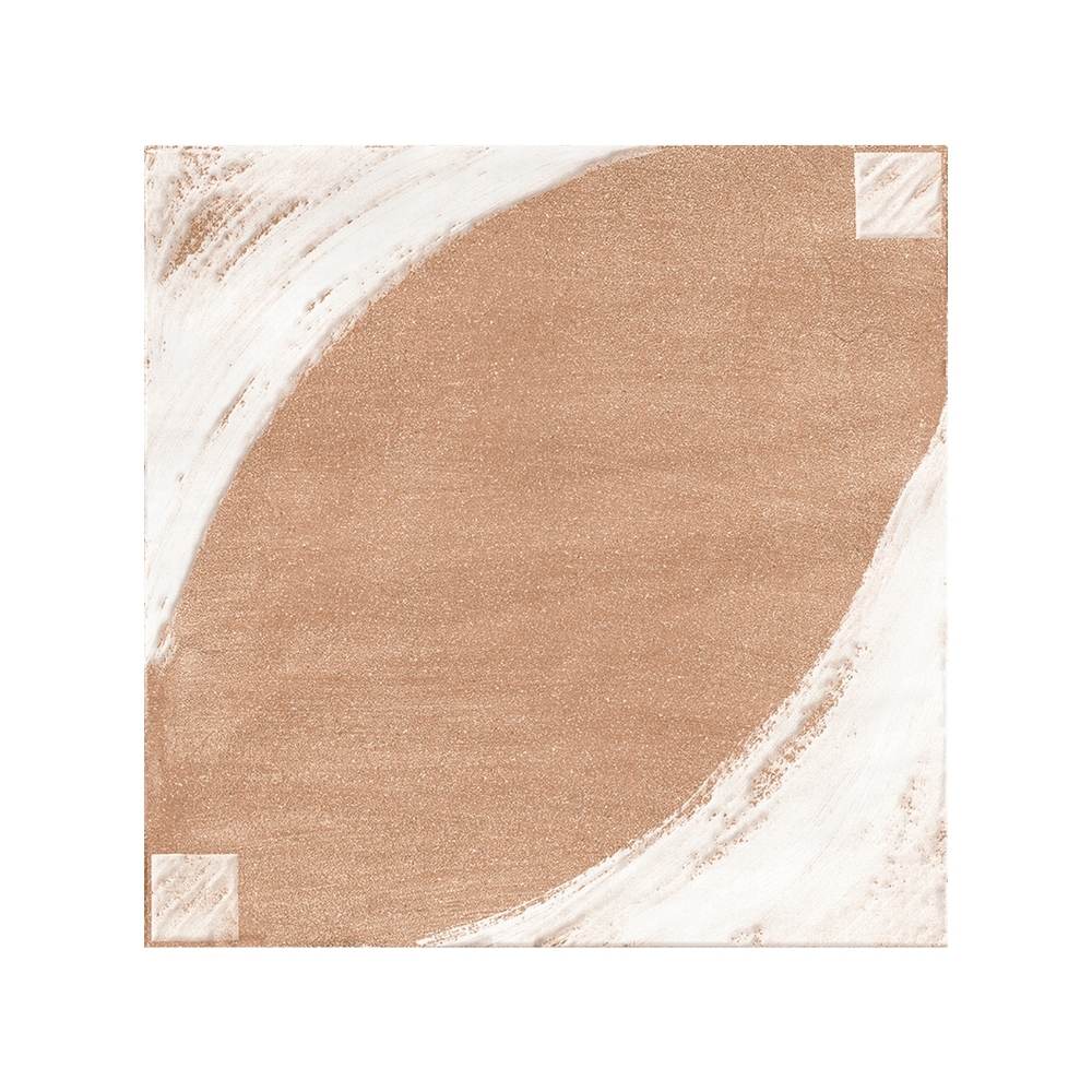 Reina Terracotta Oval 8"x8" Cotto Porcelain Matte and Shiny Tile