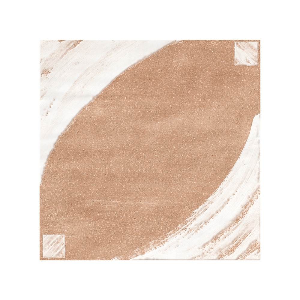 Reina Terracotta Oval 8"x8" Cotto Porcelain Matte and Shiny Tile