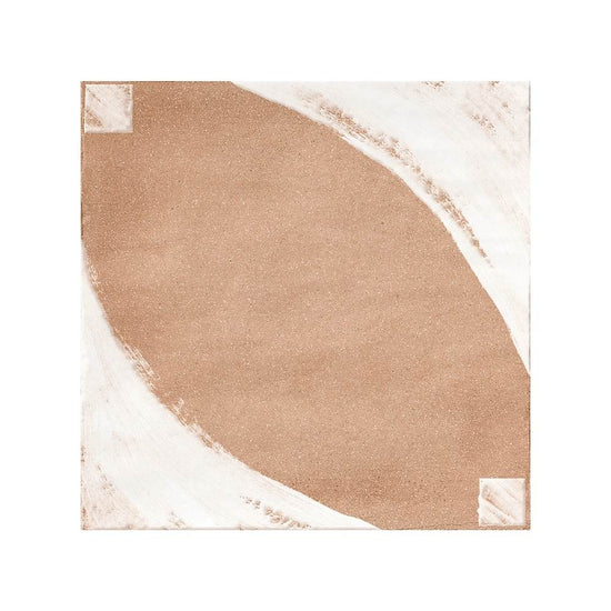 Reina Terracotta Oval 8"x8" Cotto Porcelain Matte and Shiny Tile