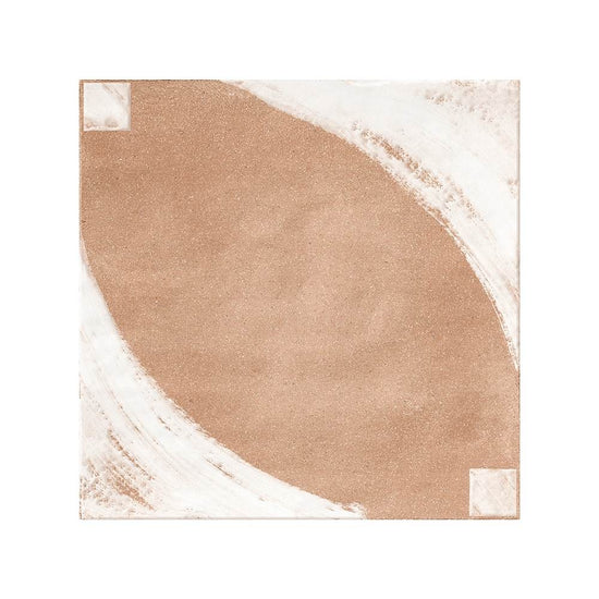 Reina Terracotta Oval 8"x8" Cotto Porcelain Matte and Shiny Tile