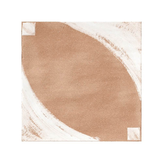 Reina Terracotta Oval 8"x8" Cotto Porcelain Matte and Shiny Tile