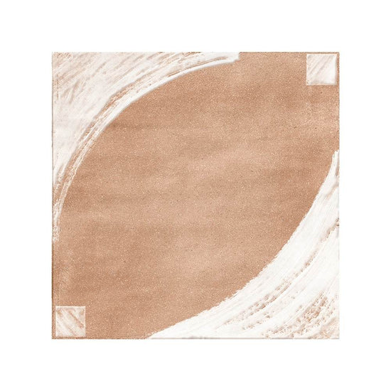 Reina Terracotta Oval 8"x8" Cotto Porcelain Matte and Shiny Tile