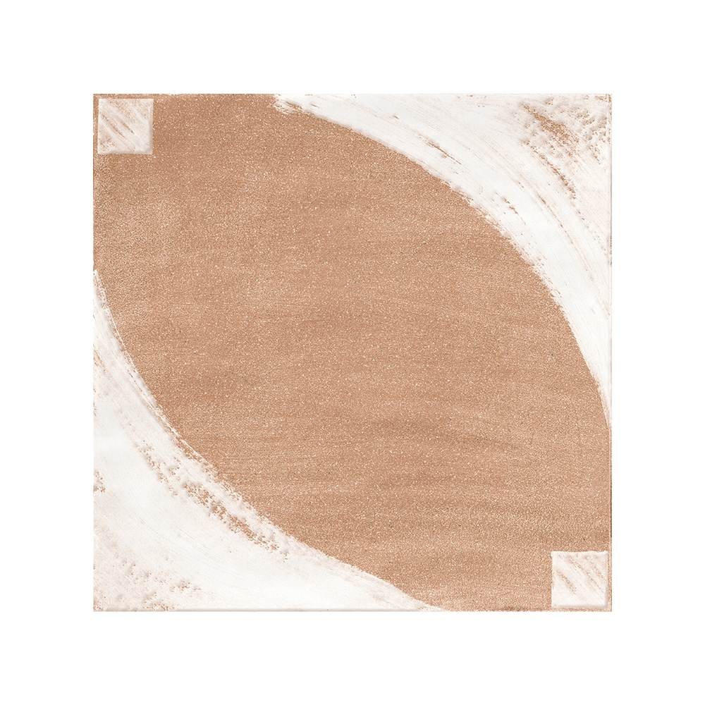 Reina Terracotta Oval 8"x8" Cotto Porcelain Matte and Shiny Tile